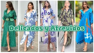 VESTIDOS CAMISEROS ESTAMPADOS QUE TE HARÁN DESTACAR  LINDAS IDEAS E INSPIRACIÓN PARA TI [upl. by Ahsinelg]