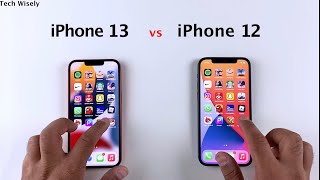 iPhone 13 vs iPhone 12  SPEED TEST [upl. by Jerrold]