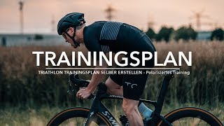 TRIATHLON TRAININGSPLAN SELBER ERSTELLEN  Polarisiertes Training [upl. by Beulah]