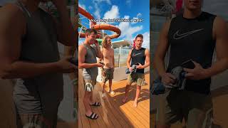 Matching Swimsuit Prank on Cruise shorts [upl. by Llenwad]