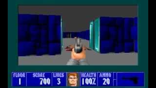 Wolfenstein 3D  Episode 1 Gameplay [upl. by Airlie641]