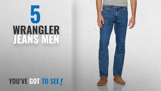 Top 10 Wrangler Jeans Men 2018 Wrangler Mens Regular Fit STR Stonewash Jeans [upl. by Collie]