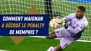 Comment Maignan a décodé le penalty de Memphis [upl. by Naji]