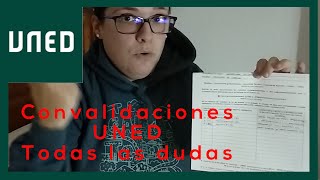 UNED  ¿Cómo convalidar asignaturas  Consejos UNED [upl. by Roselani]