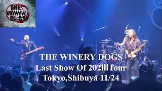 The Winery Dogs  FullLast Show of 202Ⅲ World TourTokyoLINE CUBE SHIBUYA 11242023 [upl. by Lamson]