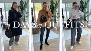 7 DAYS 7 OUTFITS  STYLING MY FAVORITE TOTÊME PIECES DEUTSCH [upl. by Schumer767]