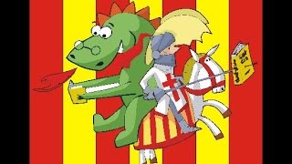 LLEGENDA DE SANT JORDI I EL DRAC Conte animat amb so [upl. by Natalie]