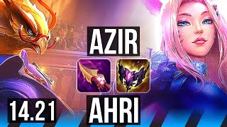 AZIR vs AHRI MID  Godlike  KR Diamond  1421 [upl. by Aisauqal]