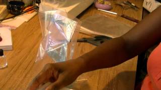 DIY Gift Bag From Sheet Protectors  Freestyle Friday 14 [upl. by Annaihr829]