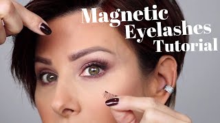 My BEST Tips to Apply MAGNETIC LASHES  The Easiest Tutorial  Dominique Sachse [upl. by Alicul845]