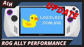 Frame Generation Just Got Better On The ROG ALLY With The Latest Lossless Scaling Update [upl. by Zeculon]