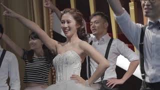 跳舞進場婚禮跳舞團舞Wedding dance】1070722 家齊佳瑤❤林皇宮婚禮二進團舞❤ 婚禮表演 醫師新人 [upl. by Jolie]