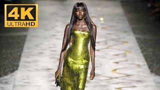 Versace  SpringSummer 2025  Milan Fashion Week  4K [upl. by Neeliak493]