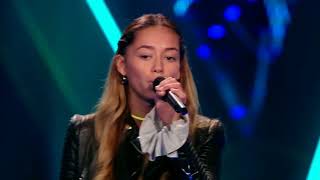 BEAUTIFUL VOICE Montana  Fallin  The Voice Kids Holland 2018  The Blind Auditions [upl. by Weissman]