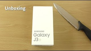 Samsung Galaxy J3 2016  Unboxing amp First Look [upl. by Onairpic]