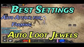 DevilzMu Gameplay How to Auto Loot and Auto Attack Farm Settings [upl. by Uta]