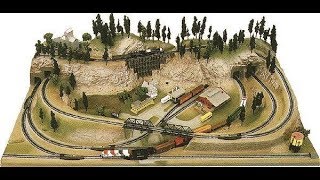 N Gauge Train Layout  l shaped n gauge track plans [upl. by Elatan]