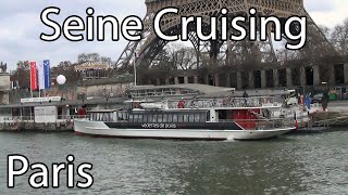 When in Paris do a Seine River Cruise with a Bateaux Mouches France [upl. by Anaitsirk]