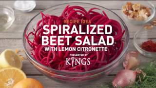 Kings Spiralized Beet Salad [upl. by Khan]