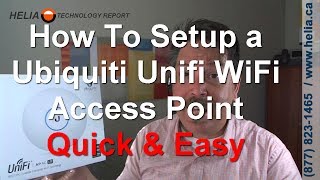 How To Setup and Configure UBNT Ubiquiti Unifi Wifi Access Points [upl. by Thornton]