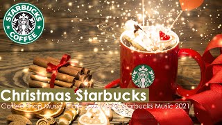 Christmas Starbucks 🎄 Merry Christmas 2025 🎄 24 Hours of Happy Starbucks Music For Work Study [upl. by Jessee]