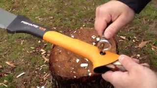 Fiskars X3 astuce sur manche [upl. by Idram220]