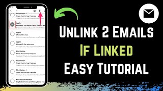 How to Unlink 2 Email Accounts [upl. by Petra]