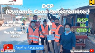 DCP  Dynamic Cone Penetrometer Test Lengkap Data Lapangan dan Perhitungan Excel  DCP Vs CBR [upl. by Foah825]