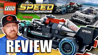 Lego Speed Champions Review 76909 MercedesAMG F1 W12 E Performance amp MercedesAMG Project One 2022 [upl. by Phaedra]