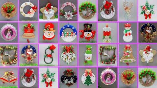 25 low cost Christmas Wreath making idea From Simple materials Part 2  DIY Christmas craft idea🎄228 [upl. by Montagna]