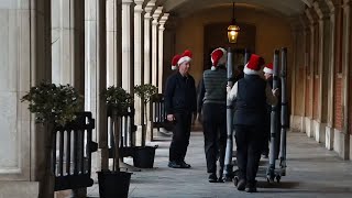 These Historic Holly Trees are Decorating Hampton Court Palace for Christmas [upl. by Joell]