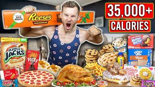 THE ULTIMATE AMERICAN THANKSGIVING CHEAT DAY 35000 CALORIES [upl. by Giulietta310]