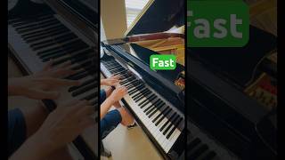 Practicing 3 vs 4 rhythm Chopin “FantasieImpromptu” Slow Medium amp Fast Tempo piano chopin [upl. by Leirol]