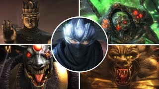 Ninja Gaiden Sigma 2  All Bosses [upl. by Codel726]