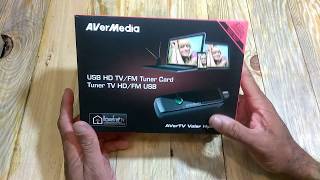 AverMedia Portable USB TV Tuner 3 Channel viewing option and FM radio [upl. by Sanchez483]