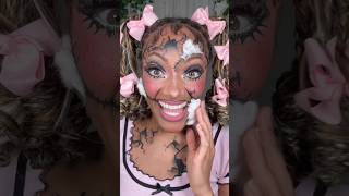 OMG THIS BUSTED DOLL TUTORIAL🎀👧🏽🔪🩸 halloween ariellelebean [upl. by Atener191]