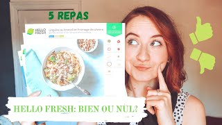 JE TESTE HELLO FRESH  MON AVIS postif et négatif [upl. by Nabetse50]