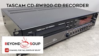 Tascam CDRW900 CD PlayerRecorder  Analog Music Recording Demo [upl. by Pen]