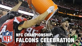 Best of Falcons NFC Championship Celebration  NFL [upl. by Notsyrb]