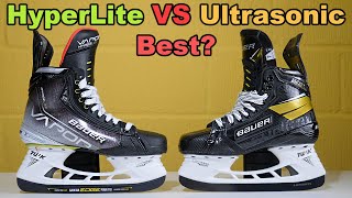 Bauer Vapor HyperLite vs Supreme Ultrasonic hockey skates  What is the real difference [upl. by Nuhsed588]