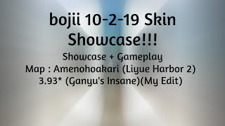 SKIN SHOWCASE  bojii 10219  osumania [upl. by Ahsratal161]