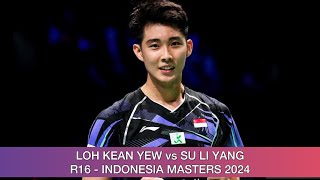 Loh Kean Yew vs Su Li Yang  Badminton 2024 [upl. by Philoo]