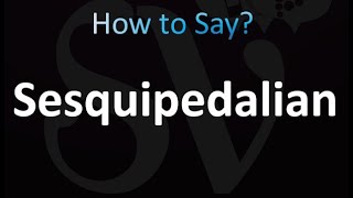 How to Pronounce Sesquipedalian Correctly [upl. by Dupaix807]