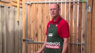 How To Install A Gate Latch  DIY At Bunnings [upl. by Etem880]