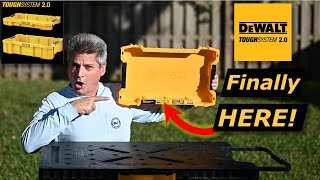 DeWalt Toughsytem 20 Tool Tray Review Drop Tests Compatibility Packout [upl. by Arbua528]