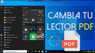 ¿Cómo cambiar tu lector de PDF en Windows 10 [upl. by Catarina889]