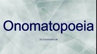 Onomatopoeia Pronunciation How to Say Onomatopoeia  How to Pronounce Onomatopoeia [upl. by Mellman]