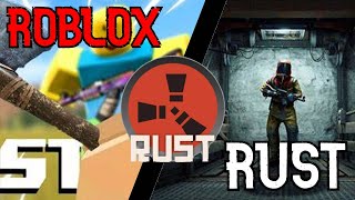 Top 5 ALL TIME Roblox Rust Games [upl. by Airehs]