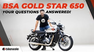 BSA Gold Star 650 Review  ALL QUESTIONS ANSWERED  Tested for Over 1000km  BikeWale [upl. by Eenoj]