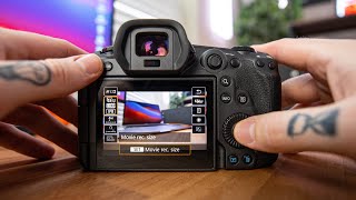 BEST Canon R5 Video Settings  Indepth Guide [upl. by Sixele549]